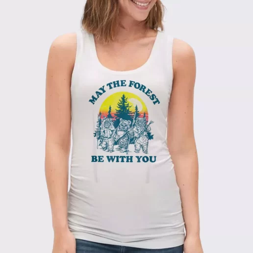 Women Classic Tank Top Ewok Sunset May The Forest Be With You Gift Idea For Earth Day 1