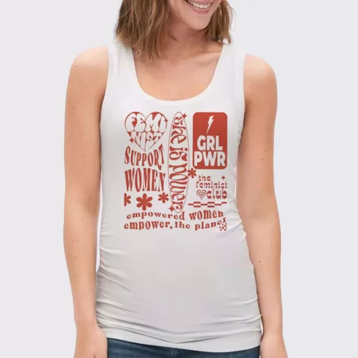 Women Classic Tank Top Feminist Empower The Planet Quote Gift Idea For Earth Day 1