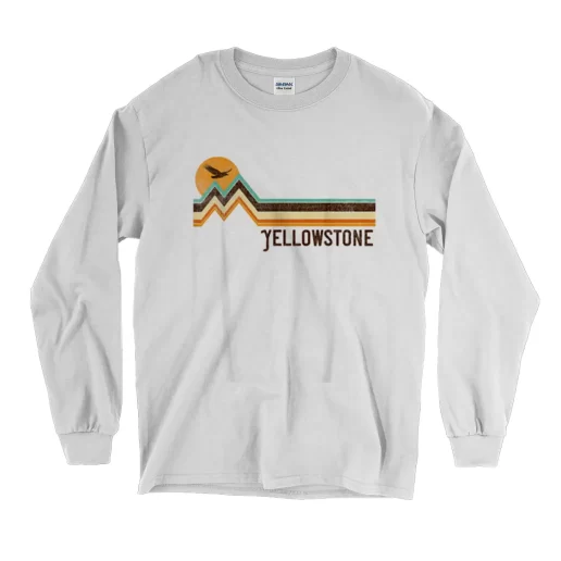 Yellowstone National Park Earth Day Long Sleeve T Shirt 1