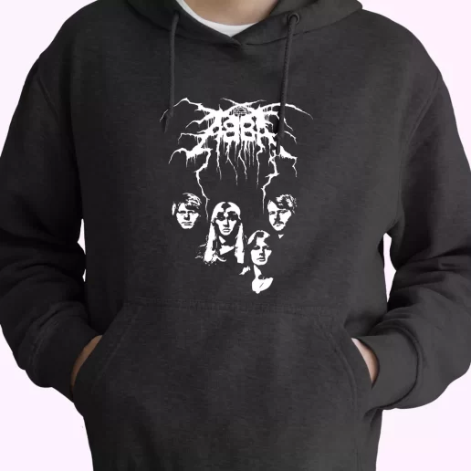 Abba Darkthrone Black Metal Classic Hoodie Streetwear
