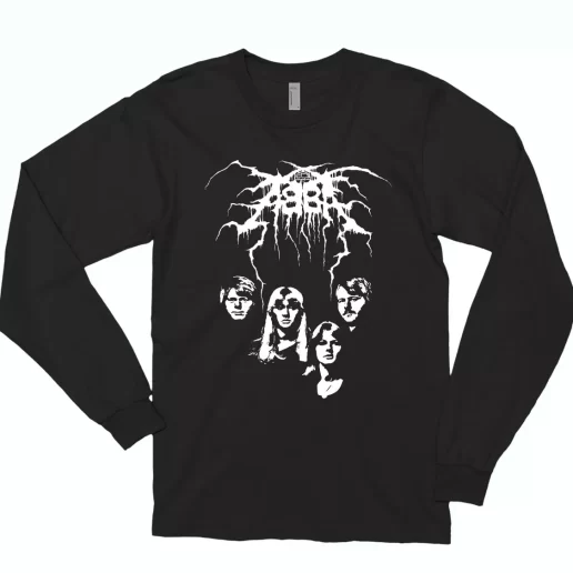 Abba Darkthrone Black Metal Classic Long Sleeve T Shirt