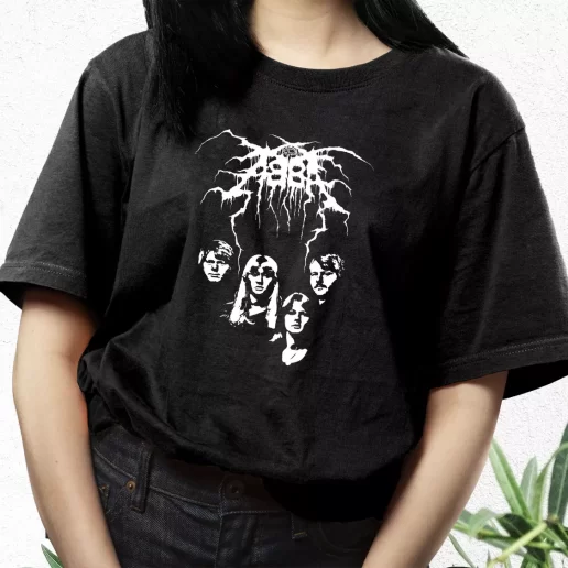 Aesthetic T Shirt Abba Darkthrone Black Metal