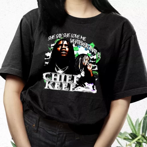 Aesthetic T Shirt Chief Keef Whatever That Is 90s Retro 1