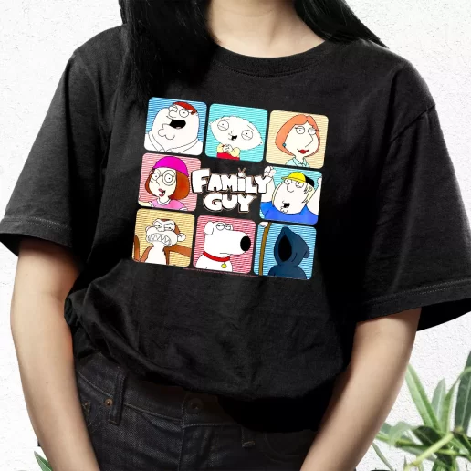 Aesthetic T Shirt Family Guy Group Tv Show Streetwear On Sale 1