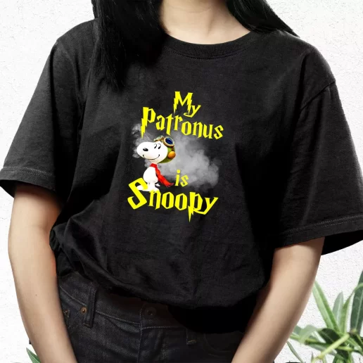 Aesthetic T Shirt Flying Ace My Patronus Is A Snoopy 1