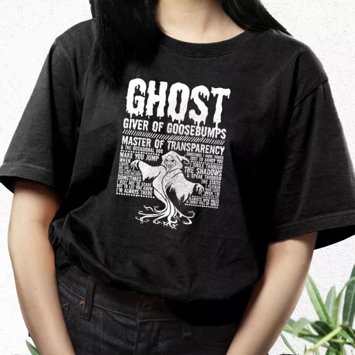 Aesthetic T Shirt Ghost Giver Of Goosebumps 1