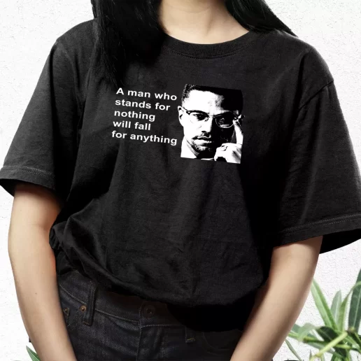 Aesthetic T Shirt Malcolm X Black Panthers Party Civil Human Rights 1