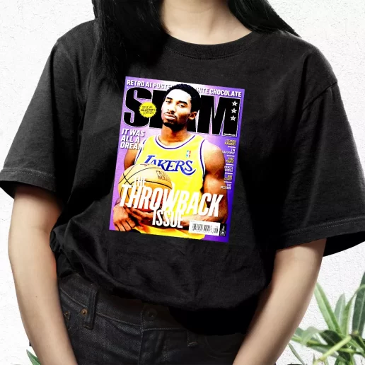 Aesthetic T Shirt Slam Magazine Kobe Black Mamba 1