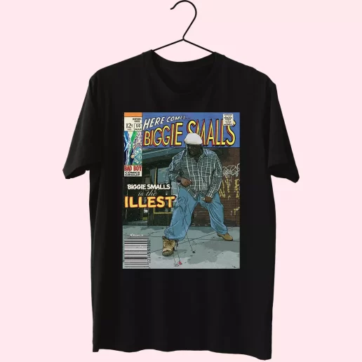 Biggie Smalls Is The Illest Comic Book Classic 90s T Shirt Style 1