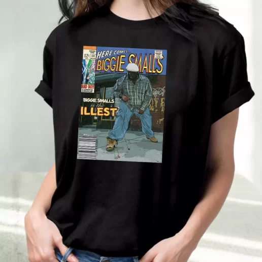 Classic T Shirt Biggie Smalls Is The Illest Comic Book 1