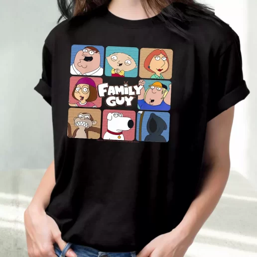 Classic T Shirt Family Guy Group Tv Show Streetwear On Sale 1