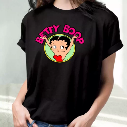 Classic T Shirt Sexy Betty Boop Logo Cartoon 1