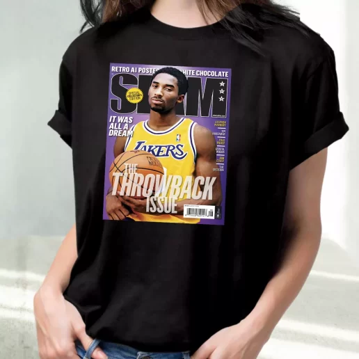 Classic T Shirt Slam Magazine Kobe Black Mamba 1