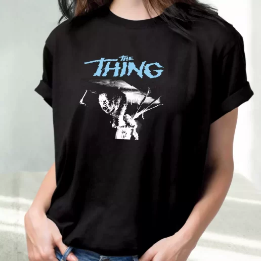 Classic T Shirt The Thing Horror Movie John Carpenter 1