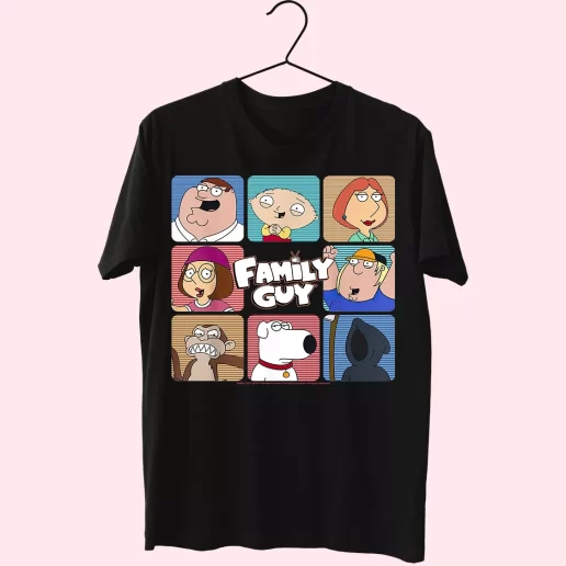 Family Guy Group Tv Show Streetwear On Sale Classic 90s T Shirt Style 1