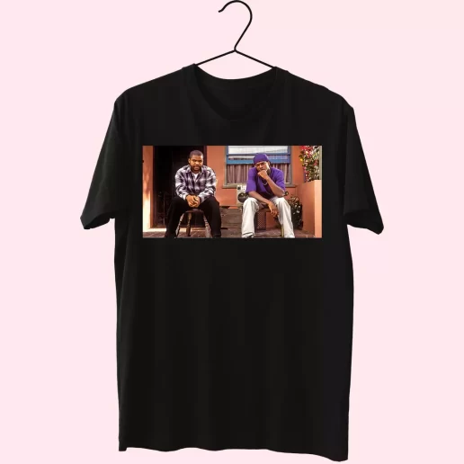 Ice Cube Chris Tucker Craig And Smokey Classic 90s T Shirt Style 1