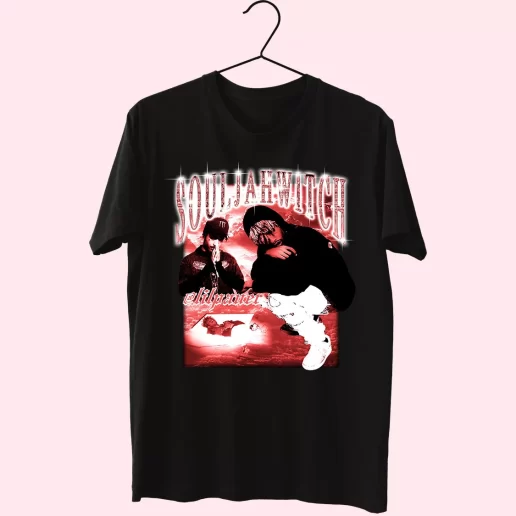 Lil Tracy Soulja Witch Faith 80s Mens Classic 90s T Shirt Style 1