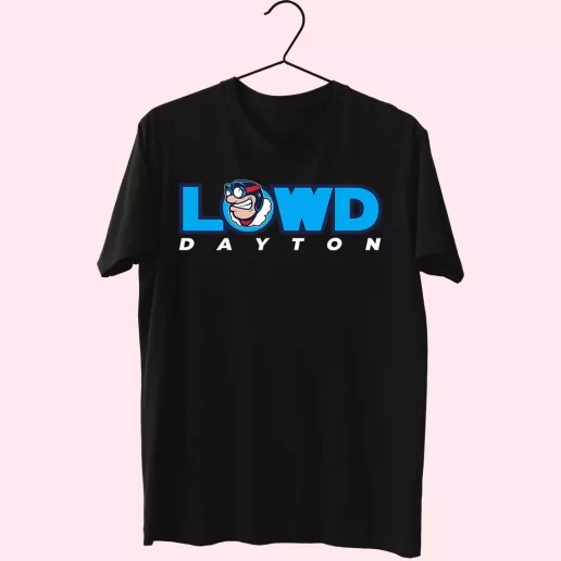 Lowd Dayton Flyers Basketbal Unisex On Sale Classic 90s T Shirt Style 1