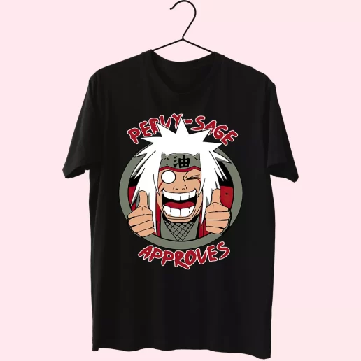 Pervy Sage Approves Jiraiya From Naruto Classic 90s T Shirt Style 1