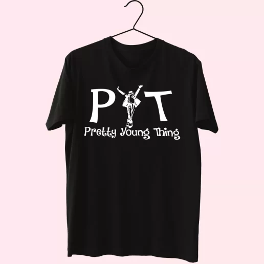 Pretty Young Thing Michael Jackson Classic 90s T Shirt Style 1