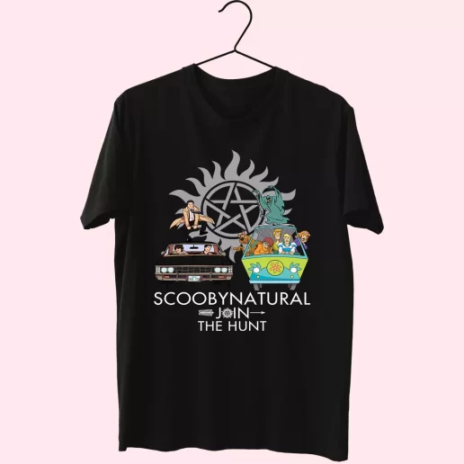 Scoobynatural Join The Hunt Supernatural Sam Dean Winchester Sweatshirt Classic 90s T Shirt Style 1