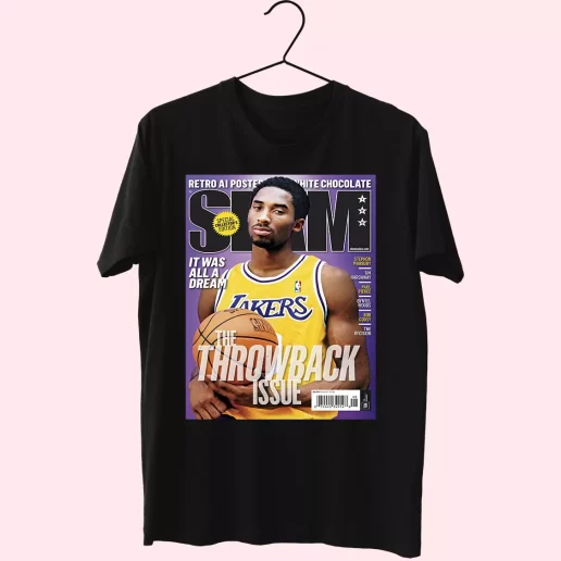 Slam Magazine Kobe Black Mamba Classic 90s T Shirt Style 1