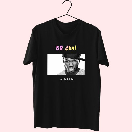 50 Cent In Da Club Hip Hop Rapper T Shirt 1