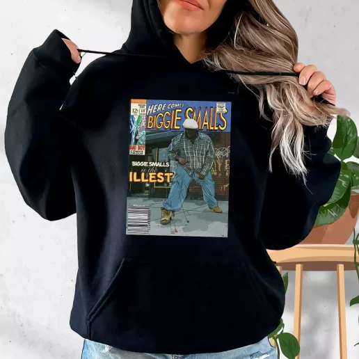 Aesthetic Hoodie Biggie Smalls Is The Illest Comic Book