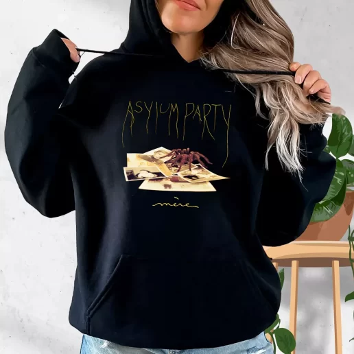 Aesthetic Hoodie Darkwave Asylum Party Mere Post Punk Sweatshirt