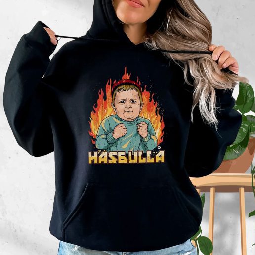 Aesthetic Hoodie Hasbulla Fighting Face 1