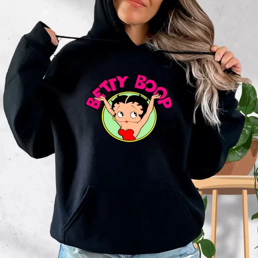 Aesthetic Hoodie Sexy Betty Boop Logo Cartoon