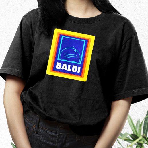 Aesthetic T Shirt Baldi Aldi Bald Head 1