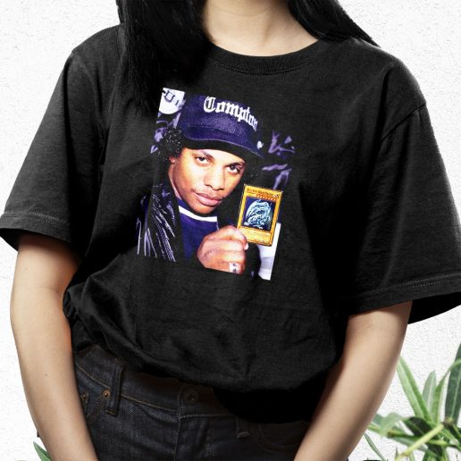 Aesthetic T Shirt Eazy E Compton Pokeman Card 1