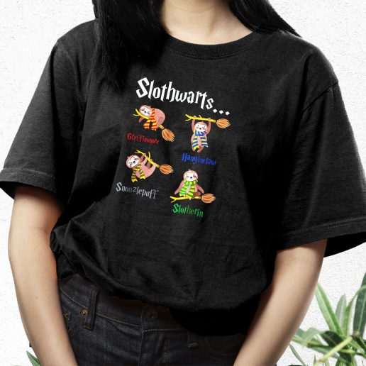 Aesthetic T Shirt Harry Slothwarts 1