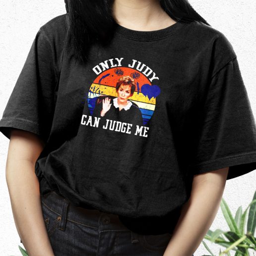 Aesthetic T Shirt Only Judy Can Judge Me 1