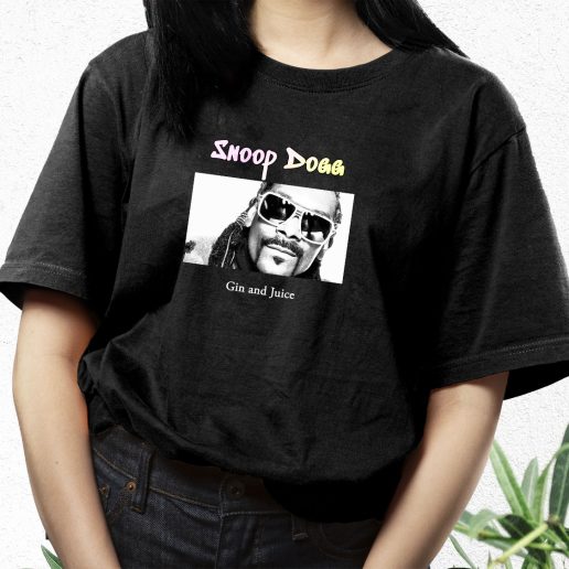 Aesthetic T Shirt Snoop Dogg Gin And Juice 1