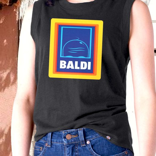 Aesthetic Tank Top Baldi Aldi Bald Head 1