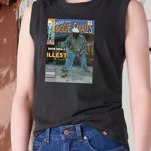 Aesthetic Tank Top Biggie Smalls Is The Illest Comic Book