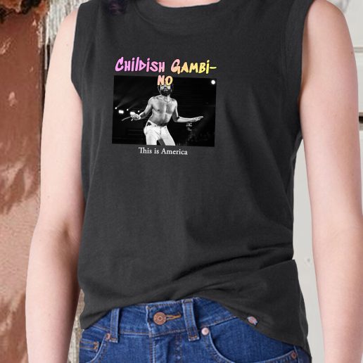 Aesthetic Tank Top Childish Gambino This Is America 1