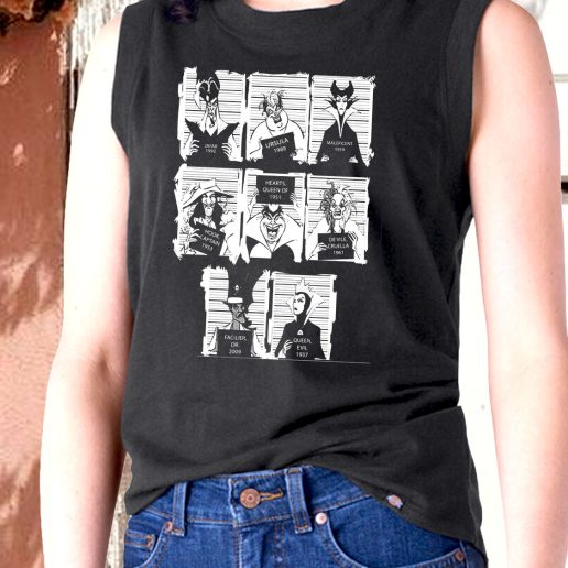 Aesthetic Tank Top Disney Villains Mugshot 1