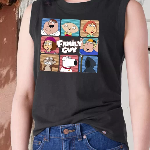 Aesthetic Tank Top Family Guy Group Tv Show Streetwear On Sale