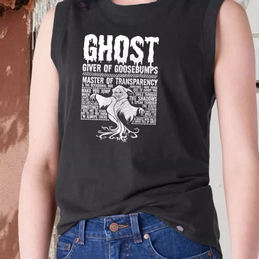 Aesthetic Tank Top Ghost Giver Of Goosebumps