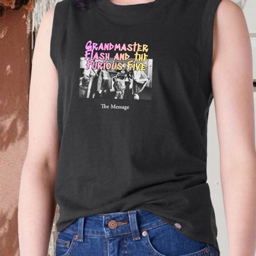 Aesthetic Tank Top Grandmaster Flash And The Furious Five The Message 1