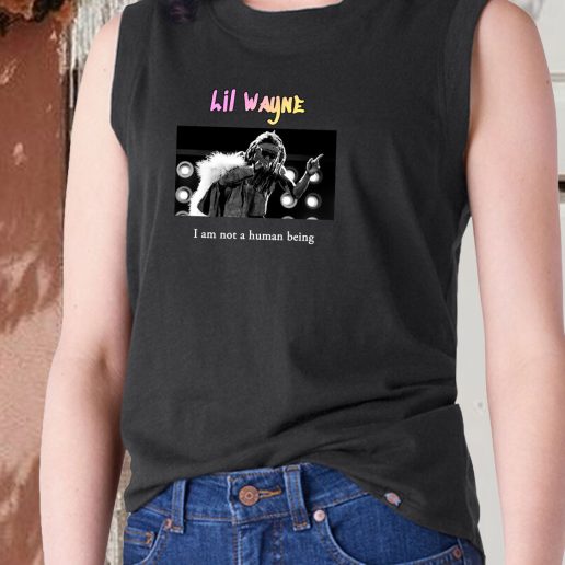 Aesthetic Tank Top Lil Wayne I Am Not A Human Being 1