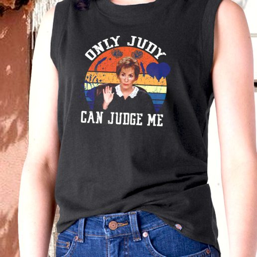 Aesthetic Tank Top Only Judy Can Judge Me 1