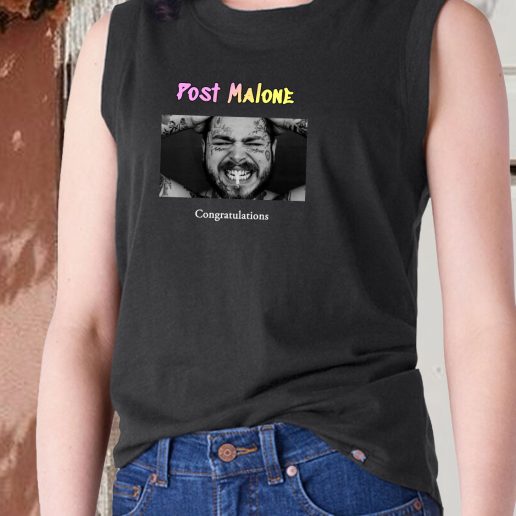 Aesthetic Tank Top Post Malone Congratulations 1