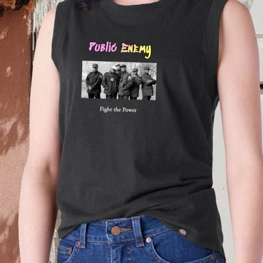 Aesthetic Tank Top Public Enemy Fight The Power 1