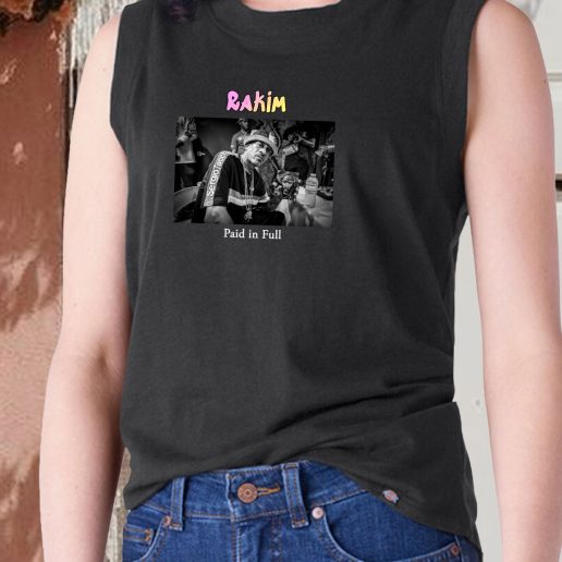 Aesthetic Tank Top Rakim Paid In Full 1