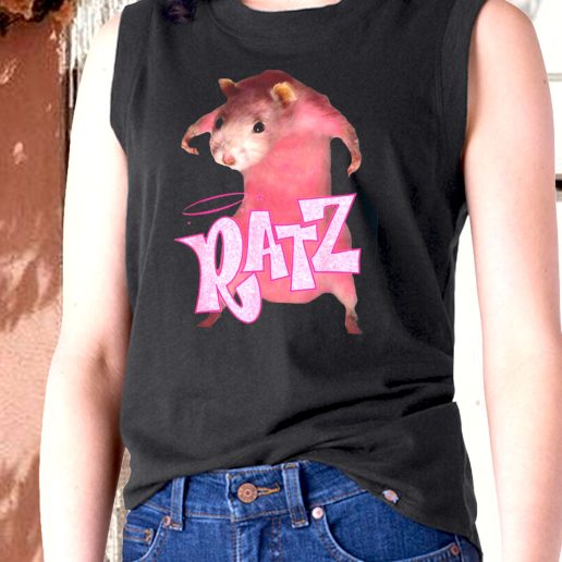 Aesthetic Tank Top Ratz Pink Meme 1