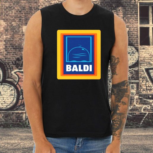 Athletic Tank Top Baldi Aldi Bald Head 1